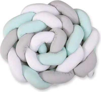 Immagine prodotto di Protezione da letto tessuta XXL - Protezione per culla - Protezione e ventilazione ottimali per il bambino