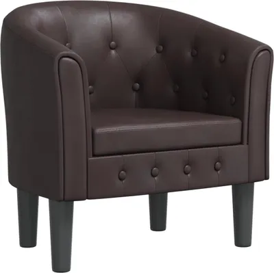 Produktbild von vidaXL Clubsessel Braun Kunstleder