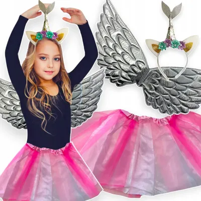 Produktbild von Toys Einhorn Kostüm Mädchen Rosa mit Flügeln