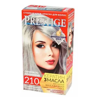 Obrázok produktu pre Vip's Prestige permanentná krémová farba na vlasy 210 platinová blond 115 ml