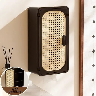Produktbild von Wasserresistente Toiletrollhalter für Wandmontage, großer Fassungsvermögen, Platte