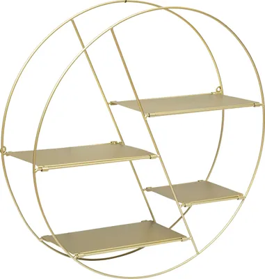 Produktbild von Regal "Lara" Metall - gold - D.50 cm - Atmosphera créateur d'intérieur