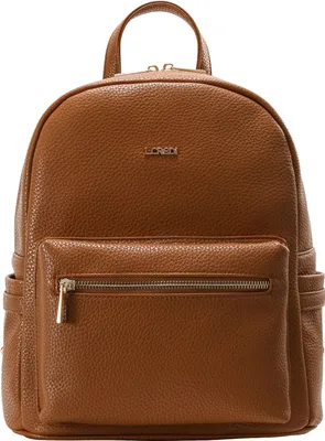 Image de L.CREDI sac à dos de loisirs sac à dos Ella Backpack Cognac marron clair