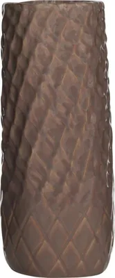 Produktbild von INNA-Glas Blumentopf Davine aus Keramik, Maserung, Terracotta, 28,5 cm, Ø 12,5 cm - Pflanzentopf