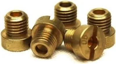 Produktbild von Düsenset Düsengrößen 80, 85, 90, 95, 100 Ø 6 mm für DellOrto 17,5 Vergaser