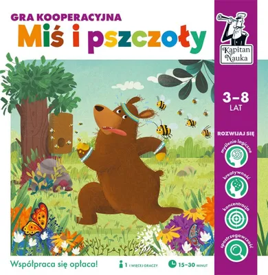Imagen del producto de Miś y las abejas. Juego cooperativo. Capitán Ciencia