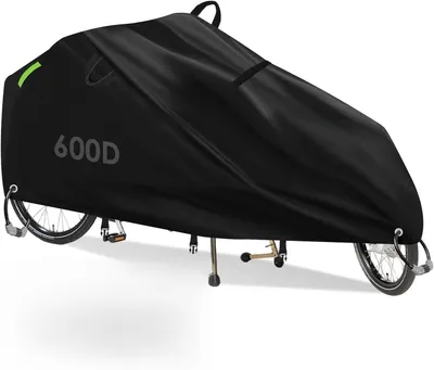 Produktbild von Lastenrad Abdeckung 285x115x65 cm, 600D Oxford, wasserdicht, UV-Schutz, für Lastenrad