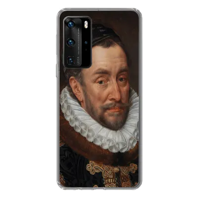 Produktbild von MuchoWow® Handyhülle Schutzhülle Hülle für Huawei P40 Pro Wilhelm von Oranien - Gemälde von Adriaen Thomasz. Silikon Softcase Handy Hülle - Schutz