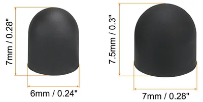 Produktbild von 20 Stš¹ck Stylus Stiftspitzen Leitf?hig Silikon Gummi Kapazitiv Touchscreen Stifte Spitze Weich Universal Ersatz 6mm 7mm