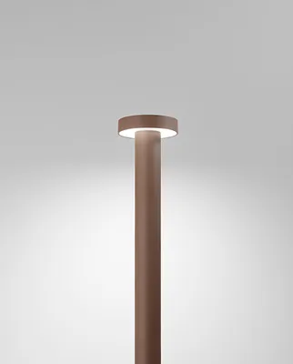 Immagine prodotto di Stool - Paletto da Giardino a Led 12W, IP65, 960lm, H.60cm, 3000K, Alluminio Verniciato, Paletto da esterno, Corten - Perenz