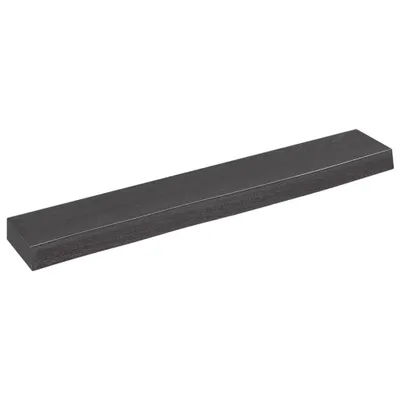 Immagine prodotto di vidaXL Mensola a muro marrone scuro 60x10x4 cm in legno massiccio di rovere trattato