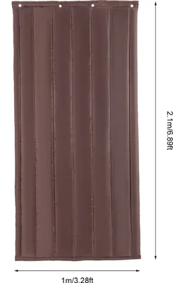 Produktbild von Kurtyny drzwiowe 39.5 * 83in Izolowane termicznie kurtyny drzwiowe zasłony prywatności (kawa)