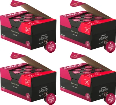 Produktbild von Tchibo Cafissimo Vorratsbox Caffè Crema Colombia Kaffeekapseln, 384 Stück – 4x 96 Kapseln (Kaffee, ausdrucksstark mit Hauch von Limette), nachhaltig & fair gehandelt