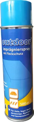 Produktbild von Zelt Imprägnierspray mit Fleckenschutz 500 ml Schützt effektiv vor Feuchtigkeit und Schmutz, wasserabweisend, UV-beständig und schnell trocknend