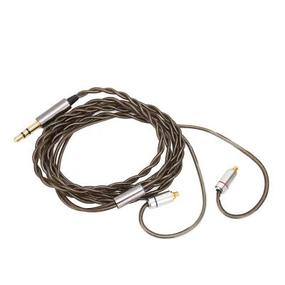 Obrázek produktu pro Kabel MMCX pro sluchátka, 3,5 mm konektor, postříbřené měděné jádro, kabel pro upgrade sluchátek, pro Sennheiser IE300 IE600 IE900, 1,2 m