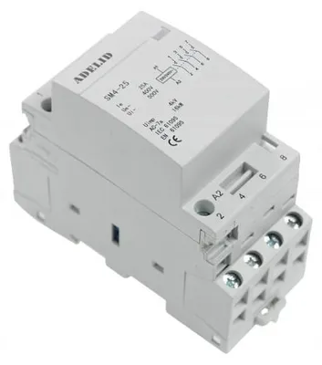 Obrázek produktu pro Adelid SM4 25-40-230V Modulární stykač 25-22 230V 25A 4Z 3fázový 2NO 2NC