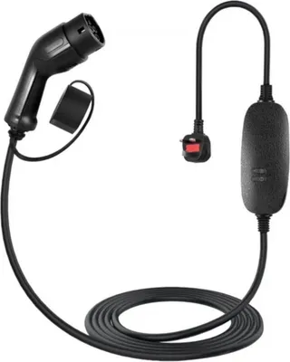 Obrázek produktu pro Mobilní nabíjecí kabel do auta PRO – typ 2 – 6 m – 10 A domácí nabíječka s konektorem CEE 32 – 2,3 kW – pro elektromobily (16 A/20 A/24 A/32 A) – Bolt Edge