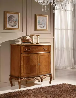 Immagine prodotto di Cassettiera classica marrone mobili da soggiorno mobili in legno credenza