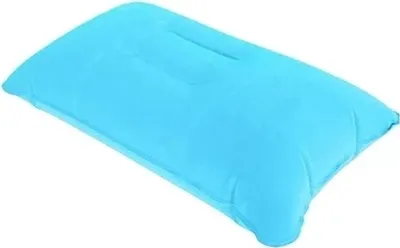 Produktbild von Aufblasbares Kissen in Hellblau, Nackenkissen, Reisekissen, Campingkissen Kissen