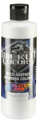 Produktbild von Wicked W017 - High Gloss White 120ml - Airbrush Farbe - CREATEX 126017