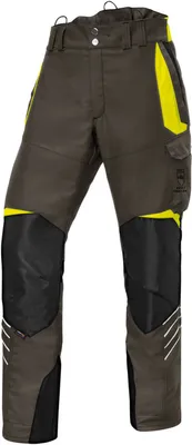 A pair of work pants on a white background.