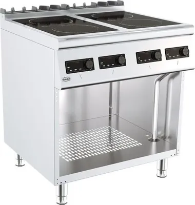 Obrázok produktu pre Elektrická indukčná varná doska Combisteel so 4 horákmi a 400 V