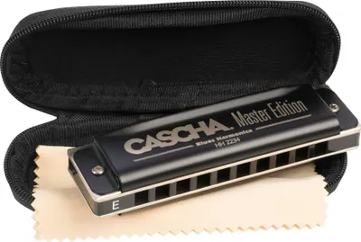 Immagine prodotto di Armonica Blues in Mi Master Edition (incl. custodia morbida e custodia per chitarra)