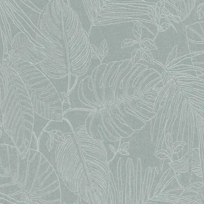 Produktbild von Rasch Vliestapete Color Your Life 690811 Botanical Dschungel Tapete 10.05 x 0.53 m Grün Wohnen Schlafen Küche Flur Eingangsbereich