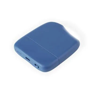 Image de XOOPAR, batterie externe de 5000 mAh + câble Multi Ice-P, plastique recyclé à 28 %, couleur bleue
