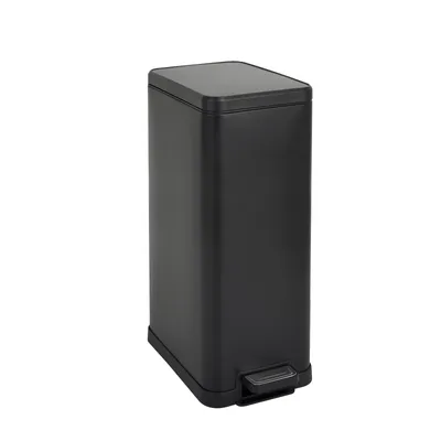 Image de SVITA STM18 Poubelle à pédale 18l incl. seau intérieur Couvercle Softclose noir