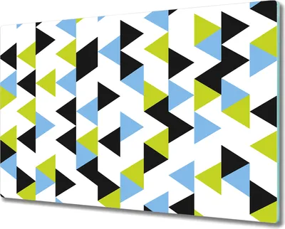 Produktbild von Glas-Herdabdeckplatte Glaskeramikkochfeld-Abdeckung Spritzschutz - 80x52 cm - Geometrisches Muster