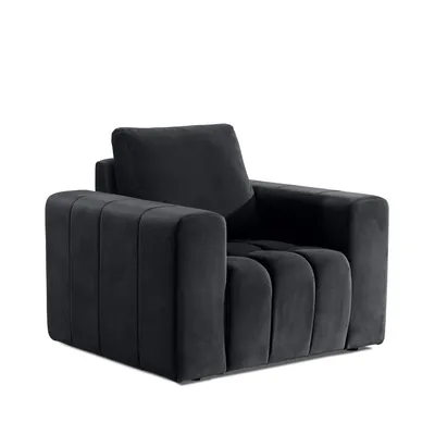 Produktbild von Lazaro Sessel Dunkelgrau (Samt)