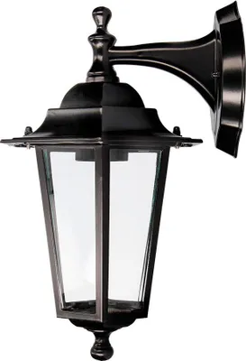 Produktbild von Wandlaterne aluminium schwarz mod. zurich 60w e27 ip44