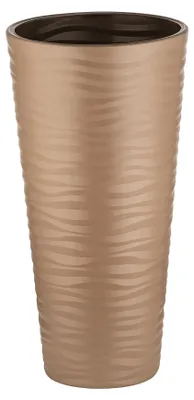 Obrázek produktu pro Velký květináč - kulatý - béžový - 80 cm