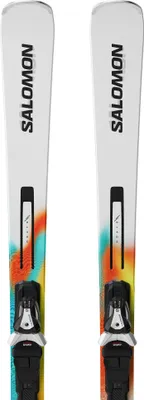 Produktbild von Salomon E ADDIKT PRO 76 + MI12 GW F80 White/Turquoise/Orange 177