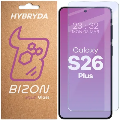 Produktbild von Flexibles Hybridglas für Galaxy S26 Plus, Bizon Glass Mule