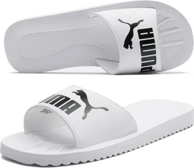 Produktbild von Weiße Puma Badeschuhe, Flip-Flops, klassisch Purecat 360262 17 42