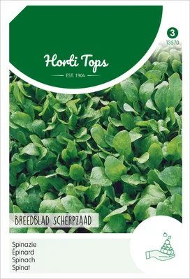 Immagine prodotto di Horti Tops, spinaci dal sapore più intenso, 50g - 1 confezione di semi