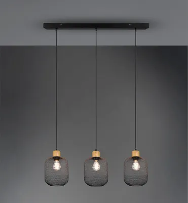 Image de Shadora Lampe à suspendre Tora Noir Mat