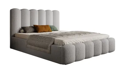 Produktbild von DomoHome Boxspringbett Schlafzimmerbett Ideal für Ihr Schlafzimmer | inkl. Bettkasten Größe: 218x225x114 cm, Modell: Mona V, Farbe: Esche