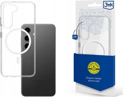 Produktbild von 3mk Schutzhülle MagCase Case Cover für Samsung Galaxy S24+ transparent kompatibel mit MagSafe