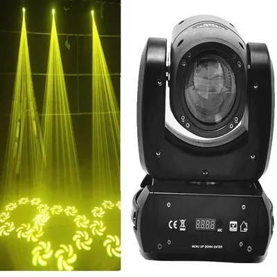 Obrázek produktu pro Pohyblivý reflektor, výkon 230 W, kompatibilní s DMX, 120W bodový paprsek, zástrčka EU
