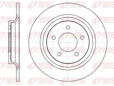 Produktbild von 2x REMSA Bremsscheibe 61113.00 hinten für MAZDA 5 (CR19) 5 (CW) MX-5 III (NC)