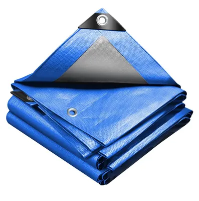 Immagine prodotto di Telo in polietilene impermeabile, 240 g/m², 4 x 8 metri, extra resistente
