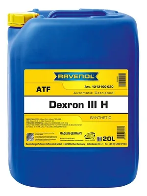 Produktbild von RAVENOL ATF Dexron III H ATF III Automatikgetriebeöl Vollsynthetiköl 20L 1212100-020-01-999 passend für MERCEDES-BENZ E-Klasse Limousine (W211) 190