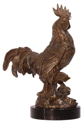 Productafbeelding van A Bronze Sculpture Of A Rooster