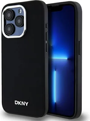 Produktbild von Tasche Dkny Plain Logo Magsafe Na Iphone 15 Pro Max - Czarne