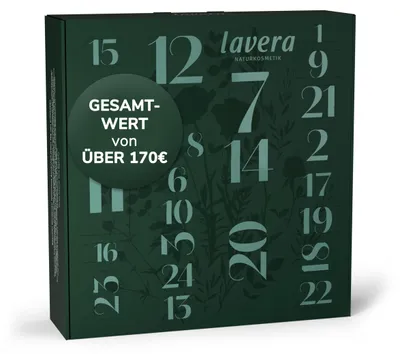 Produktbild von lavera Adventskalender mit Naturkosmetik für Frauen, Beauty Kalender