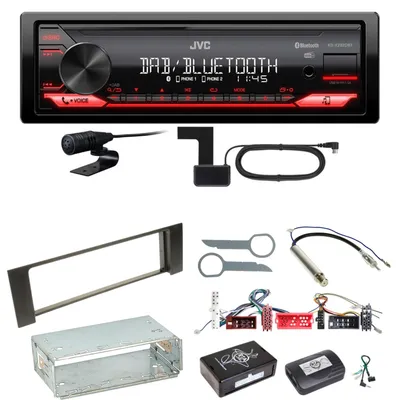 Produktbild von JVC KD-X282DBT Bluetooth Digitalradio USB Einbauset für Audi A4 B6 B7