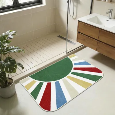 Obrázek produktu pro Omgoods - Podložka pod rohožku, 51 x 76 cm, měkká a omyvatelná